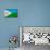 Djibouti Flag Design with Wood Patterning - Flags of the World Series-Philippe Hugonnard-Art Print displayed on a wall