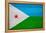 Djibouti Flag Design with Wood Patterning - Flags of the World Series-Philippe Hugonnard-Framed Stretched Canvas