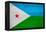 Djibouti Flag Design with Wood Patterning - Flags of the World Series-Philippe Hugonnard-Framed Stretched Canvas