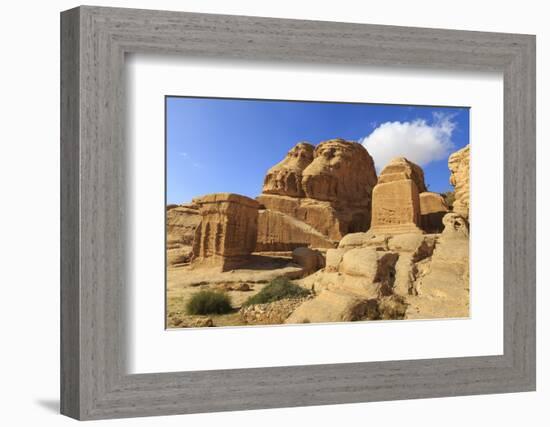 Djinn Blocks, Bab As-Siq (Entrance to the Siq), Petra, Jordan, Middle East-Eleanor Scriven-Framed Photographic Print