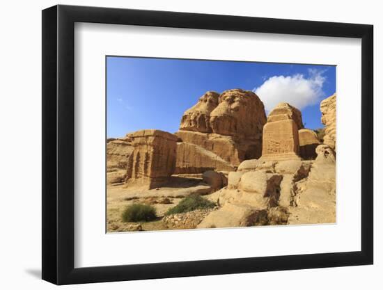 Djinn Blocks, Bab As-Siq (Entrance to the Siq), Petra, Jordan, Middle East-Eleanor Scriven-Framed Photographic Print