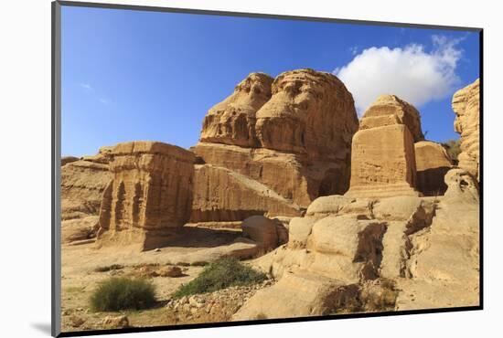 Djinn Blocks, Bab As-Siq (Entrance to the Siq), Petra, Jordan, Middle East-Eleanor Scriven-Mounted Photographic Print