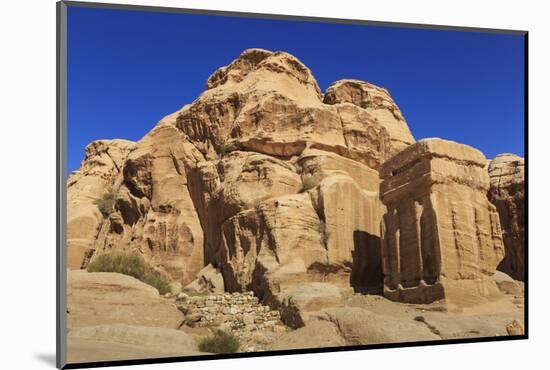 Djinn Blocks, Bab As-Siq (Entrance to the Siq), Petra, Jordan, Middle East-Eleanor Scriven-Mounted Photographic Print