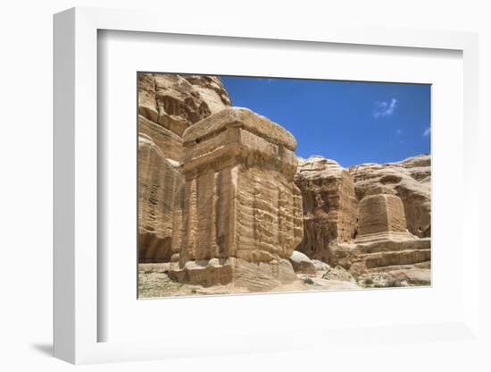 Djinn Blocks, Dating from Between 50 BC and 50 Ad, Petra, Jordan, Middle East-Richard Maschmeyer-Framed Photographic Print