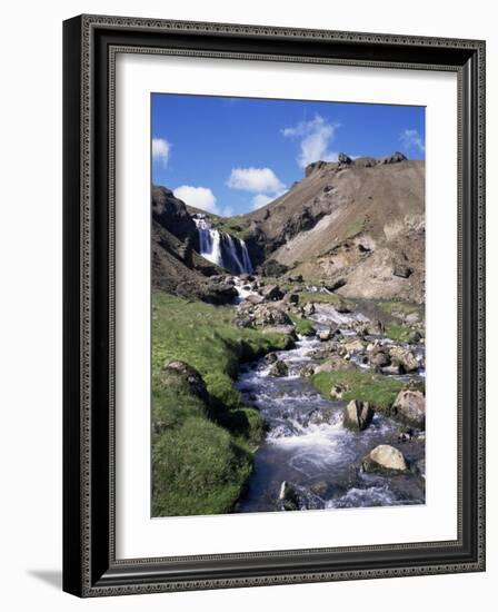 Djupaqil Gorge, Southwest Area Near Hveragerdi, Iceland, Polar Regions-Geoff Renner-Framed Photographic Print