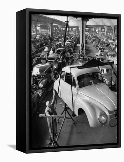 Dkw Auto Works, New 1954 Opels Getting Made-Ralph Crane-Framed Premier Image Canvas