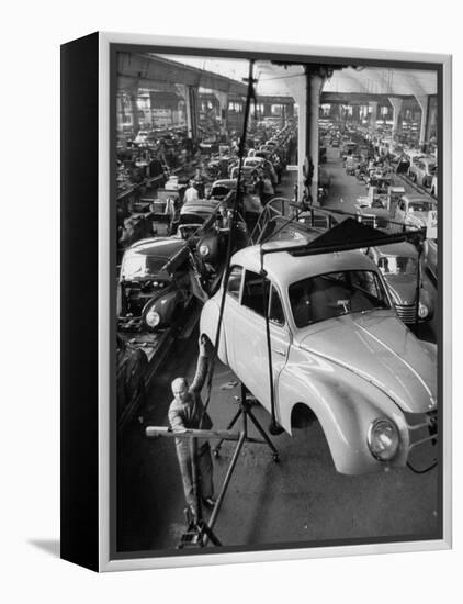 Dkw Auto Works, New 1954 Opels Getting Made-Ralph Crane-Framed Premier Image Canvas