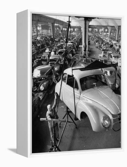 Dkw Auto Works, New 1954 Opels Getting Made-Ralph Crane-Framed Premier Image Canvas