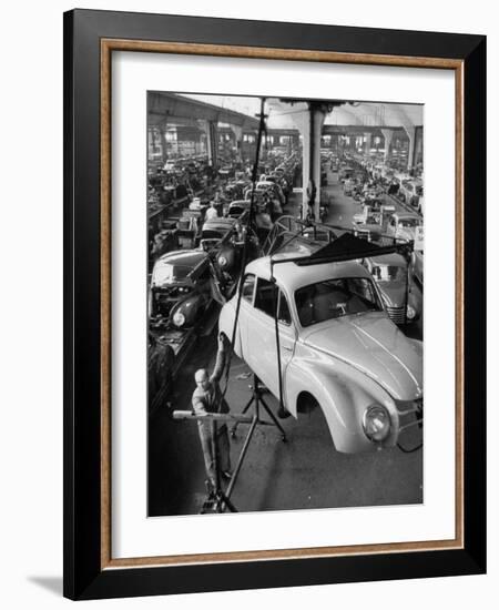 Dkw Auto Works, New 1954 Opels Getting Made-Ralph Crane-Framed Premium Photographic Print