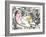 DLM No. 182 pages 4,5-Marc Chagall-Framed Art Print