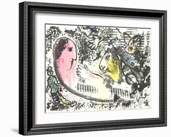 DLM No. 182 pages 4,5-Marc Chagall-Framed Art Print