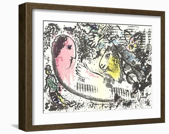 DLM No. 182 pages 4,5-Marc Chagall-Framed Art Print