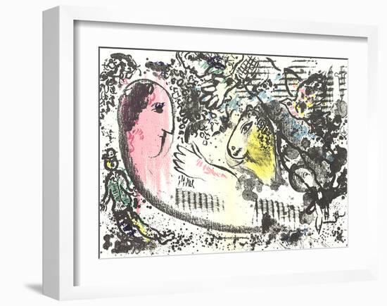 DLM No. 182 pages 4,5-Marc Chagall-Framed Art Print