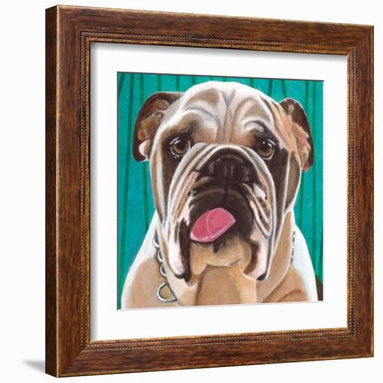 Dlynn's Dogs - Bosco-Dlynn Roll-Framed Art Print