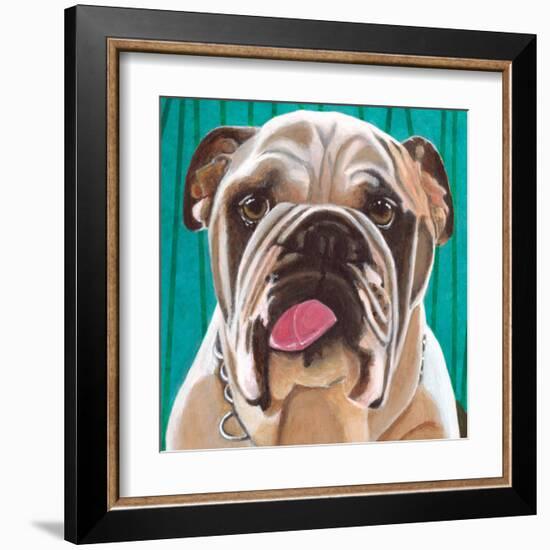 Dlynn's Dogs - Bosco-Dlynn Roll-Framed Art Print