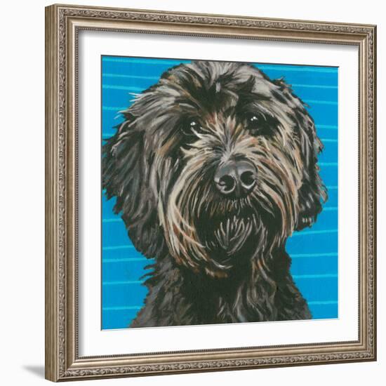 Dlynn's Dogs - Mini-Dlynn Roll-Framed Art Print