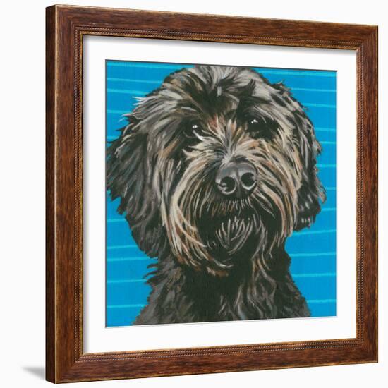 Dlynn's Dogs - Mini-Dlynn Roll-Framed Art Print