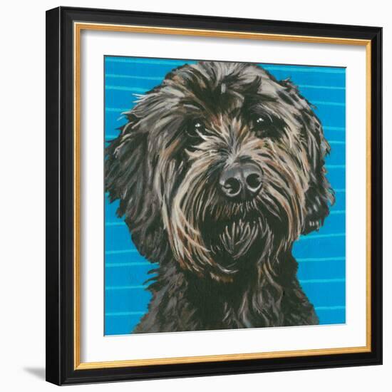 Dlynn's Dogs - Mini-Dlynn Roll-Framed Art Print