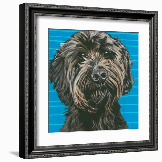 Dlynn's Dogs - Mini-Dlynn Roll-Framed Art Print