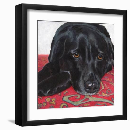 Dlynn's Dogs - Tallulah-Dlynn Roll-Framed Art Print