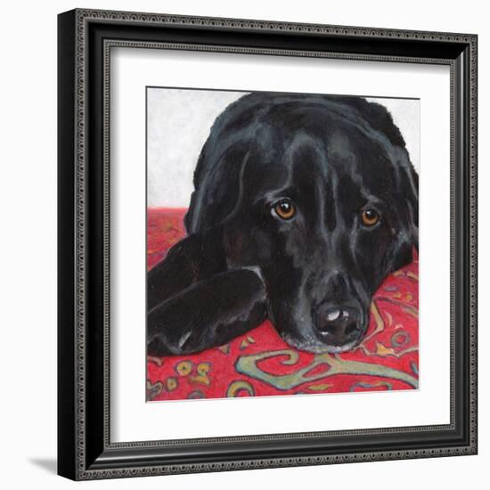 Dlynn's Dogs - Tallulah-Dlynn Roll-Framed Art Print