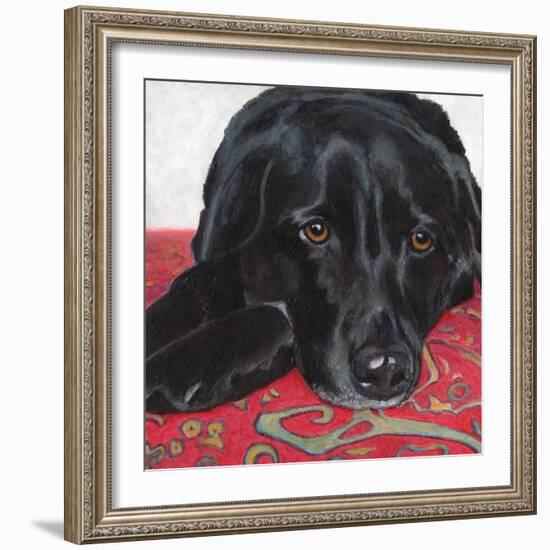 Dlynn's Dogs - Tallulah-Dlynn Roll-Framed Art Print