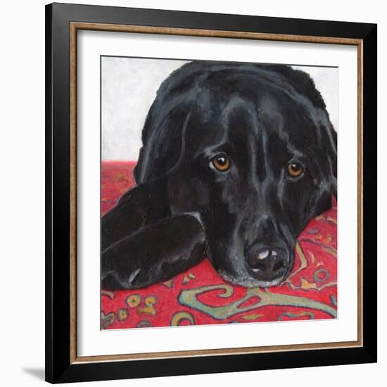 Dlynn's Dogs - Tallulah-Dlynn Roll-Framed Art Print