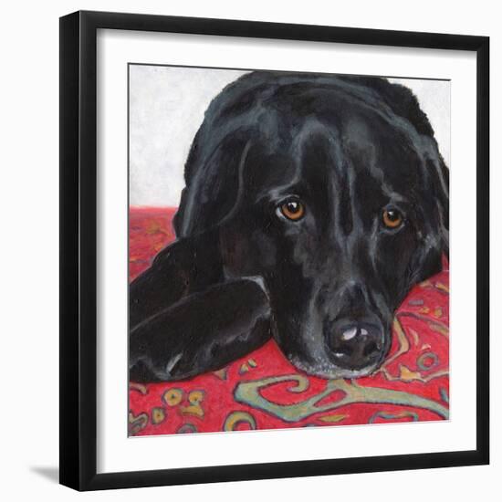 Dlynn's Dogs - Tallulah-Dlynn Roll-Framed Art Print