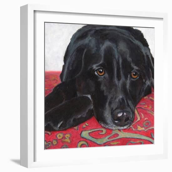 Dlynn's Dogs - Tallulah-Dlynn Roll-Framed Art Print