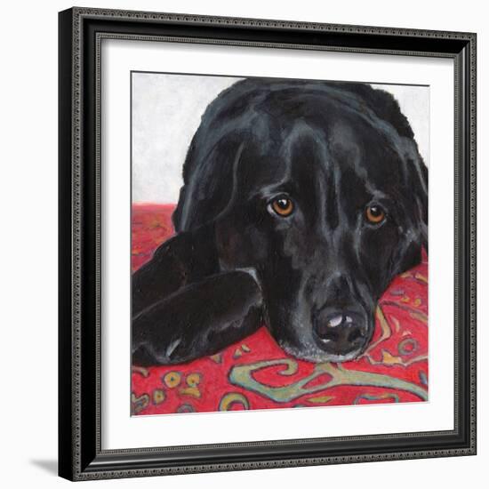 Dlynn's Dogs - Tallulah-Dlynn Roll-Framed Art Print