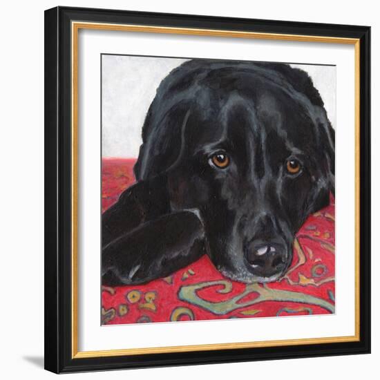 Dlynn's Dogs - Tallulah-Dlynn Roll-Framed Art Print