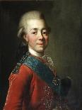 Portrait of Grand Duke Pavel Petrovich (1754-180), 1770S-Dmitri Grigorievich Levitsky-Framed Premier Image Canvas