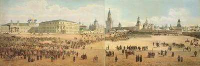 Cathedrals of the Annunciation and the Archangel, from a Panorama of Moscow-Dmitri Indieitzeff-Giclee Print