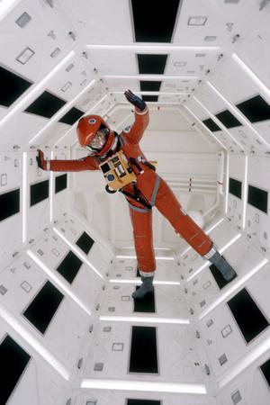 'Actor Keir Dullea in Space Suit in Scene from Motion Picture 