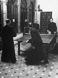 Priests Playing Ping-Pong at Social School-Dmitri Kessel-Photographic Print