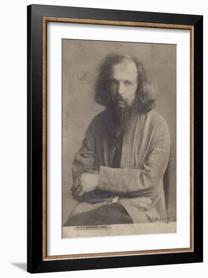 Dmitri Mendeleev, Russian Chemist-null-Framed Photographic Print