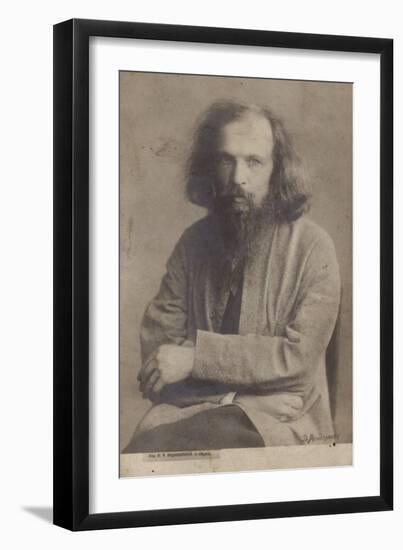 Dmitri Mendeleev, Russian Chemist-null-Framed Photographic Print