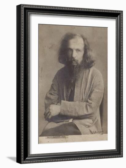 Dmitri Mendeleev, Russian Chemist-null-Framed Photographic Print