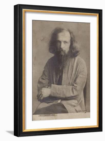 Dmitri Mendeleev, Russian Chemist-null-Framed Photographic Print