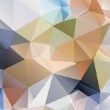 Abstract Triangle Background-Dmitriy Sergeev-Art Print