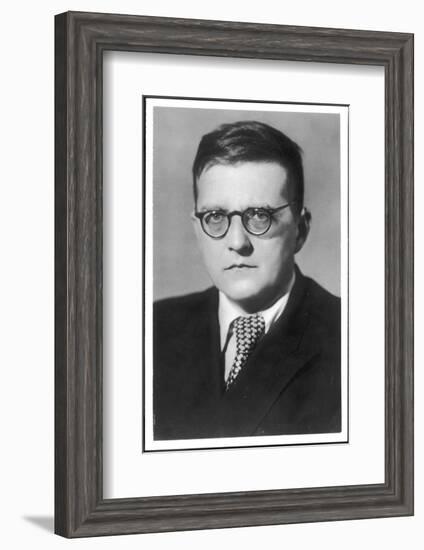 Dmitry Dmitriyevich Shostakovich Russian Composer-null-Framed Photographic Print