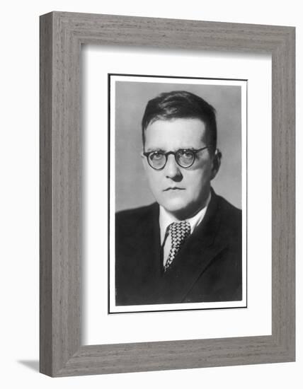 Dmitry Dmitriyevich Shostakovich Russian Composer-null-Framed Photographic Print