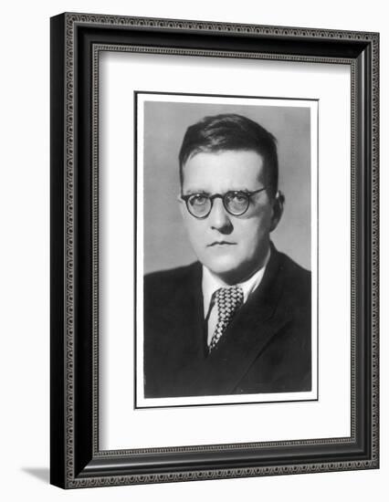 Dmitry Dmitriyevich Shostakovich Russian Composer-null-Framed Photographic Print