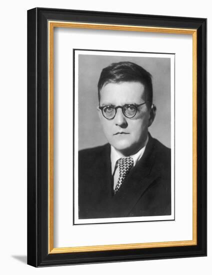 Dmitry Dmitriyevich Shostakovich Russian Composer-null-Framed Photographic Print