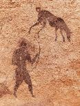 Famous Prehistoric Rock Paintings Of Tassili N'Ajjer, Algeria-DmitryP-Art Print
