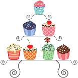 Ice-Cream Icons-dmstudio-Mounted Art Print