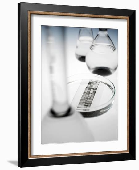 DNA Autoradiogram-Tek Image-Framed Photographic Print