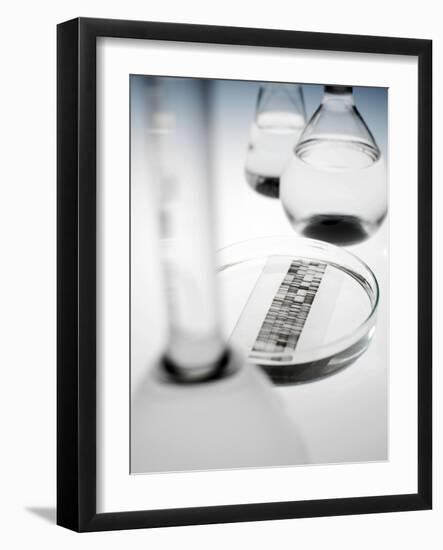 DNA Autoradiogram-Tek Image-Framed Photographic Print