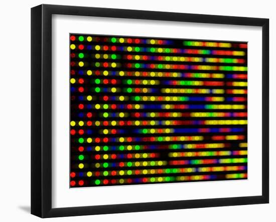 DNA Microarray-PASIEKA-Framed Photographic Print