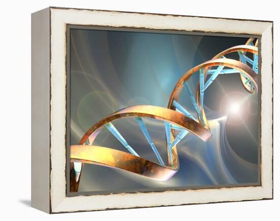 DNA Molecule, Artwork-Laguna Design-Framed Premier Image Canvas